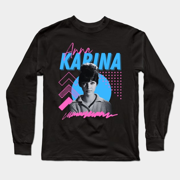 Anna karina***original retro Long Sleeve T-Shirt by OtakOtak